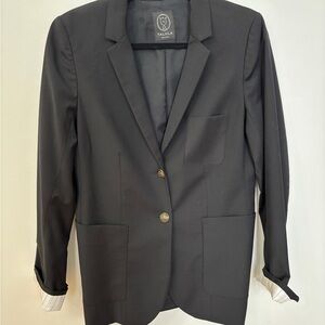 Talula Black Tailored Notch Lapel Blazer